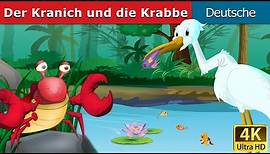 Der Kranich und die Krabbe | Crane and The Crab in German | @GermanFairyTales