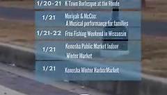 Check out the details for things to do this weekend in Kenosha ➡️ at https://www.visitkenosha.com/events | Visit Kenosha