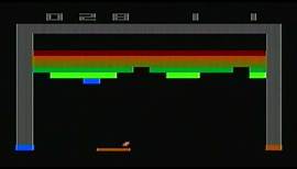 Atari 2600 Breakout gameplay
