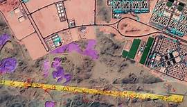 Satellitenbilder zeigen Baubeginn der autofreien Megastadt „The Line“