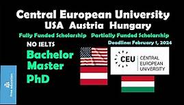 Central European University | Central European University Application Process