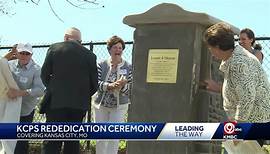 Southwest High School in Kansas City celebrates rededication of monument