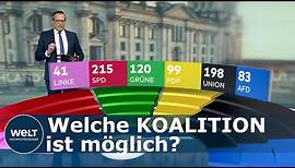 ERSTE WAHLPROGNOSE: Deutschland wählt neuen Bundestag – So sieht die neue Sitzverteilung aus