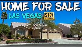 Single Story Home Sale, Henderson, Nevada, [4K] Tour Las Vegas, 4 Beds, 2 Baths, 3 Car Garage, Golf