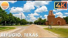🇺🇸 [4K] Refugio, Texas! 🚘 Drive with me through a Texas town!