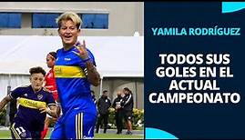 Todos los goles de Yamila Rodríguez en el actual Campeonato - #FUTBOLenDEPORTV