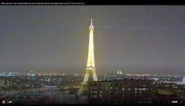 Live Webcam Paris Eiffel Tower - Earth Hour '17