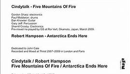 Cindytalk & Robert Hampson - Five Mountains Of Fire / Antarctica Ends Here