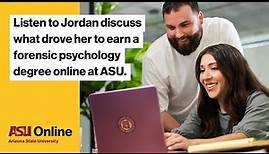 Forensic Psychology, MS offered online from ASU