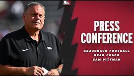 Press Conference: Head Coach Sam Pittman | RAZORBACK FOOTBALL