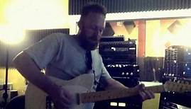 Ryan Engleman - Records Lead Guitar On The Fictioneers Album