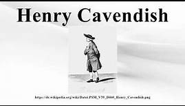 Henry Cavendish
