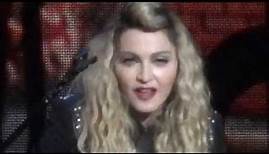 Madonna - speech (Live in Cologne/KÖLN, Rebel Heart Tour Lanxess Arena 4 nov) HD