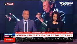 Annonce mort de Johnny Hallyday - 6/12/2017 - CNEWS
