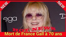 Mort de France Gall à 70 ans, la chan­teuse a succombé à un cancer