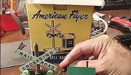 AMERICAN FLYER TRAINS BELL DANGER SIGNAL IN THE ORIGINAL BOX