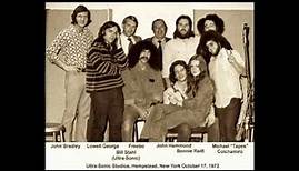 Bonnie Raitt, Lowell George, John Hammond and Freebo 10/17/72 Ultrasonic Studios (audio only)