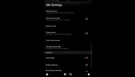 Kindle Fire Guide: Silk Browser Settings Overview
