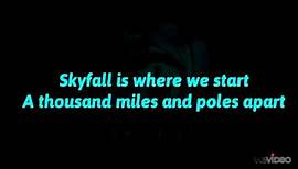 Adele - Skyfall (Lyrics Full)