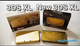 New Nintendo 3DS XL vs 3DS XL Full Comparison (Zelda Editions)