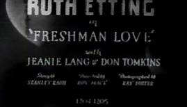 Freshman Love (Short 1931) starring Ruth Etting