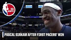 Pascal Siakam on his FIRST WIN as an Indiana Pacer: 'I REALLY LOVE THIS TEAM!' | NBA on ESPN