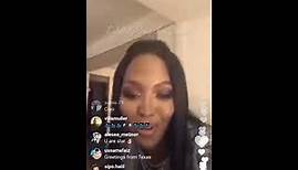Naomi Campbell | Instagram Live Stream | 7 April 2017