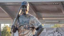Remnants of Jackie Robinson statue found after theft