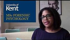 MSc Forensic Psychology | University of Kent
