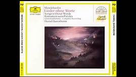 F. Mendelssohn/D. Barenboim (Songs without words, Complete)