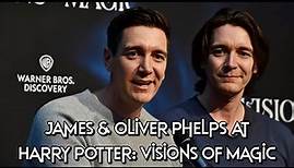 James and Oliver Phelps at Harry Potter: Visions of Magic Exhibition (Köln)