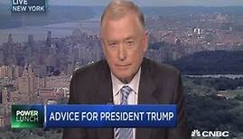 Former vice president Dan Quayle offers advice for President Trump