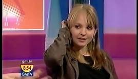 GMTV - Georgia Moffett interview 2004