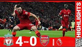Highlights: Liverpool 4-0 Arsenal | Mane, Jota, Salah & Minamino net