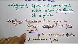 what is software engineering