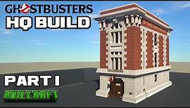 Ghostbusters Headquarters Minecraft Tutorial - How to build the firehouse from Ghostbusters - Part 1