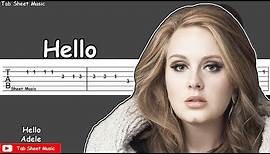Adele - Hello Guitar Tutorial
