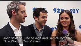 Stars of "The Wonder Years"—Fred Savage, Danica McKellar and Josh Saviano