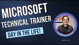 Day in the Life of a Microsoft Technical Trainer - Vincent Kok