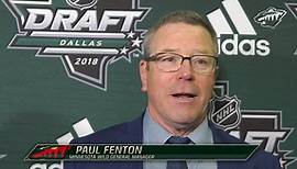 NHL Draft: Paul Fenton Recap