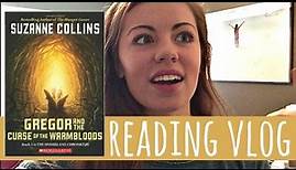 GREGOR AND THE CURSE OF THE WARMBLOODS by suzanne collins | Reading Vlog