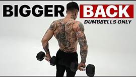 10 Min Complete Back Workout Dumbbells ONLY (Follow Along)