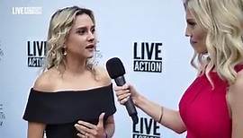Charlotte Pence Bond | Red Carpet Interview At Life Awards 2021