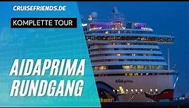 AIDAprima - Kompletter Rundgang mit Tipps und Eindrücken - AIDA Prima Tour - Kreuzfahrt Cruise