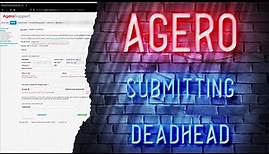 Agero - Submitting Deadhead