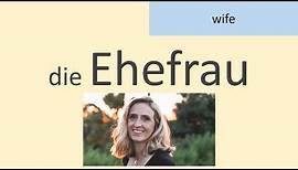 Familie - Deutsch lernen A1 Wortschatz / Learn German