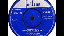 The Lana Sisters & Al Saxon - Seven little girls (Fontana AA 267 081 1F / 1959)