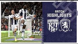 West Bromwich Albion v Middlesbrough highlights