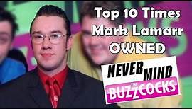 Top 10 Times Mark Lamarr Owned "Never Mind The Buzzcocks"