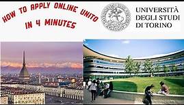 How to apply online at the university of Torino Italy successlovely